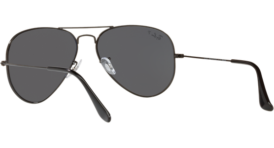 Ray-Ban Aviator Total Black RB3025 002/48 58 - Mening 6