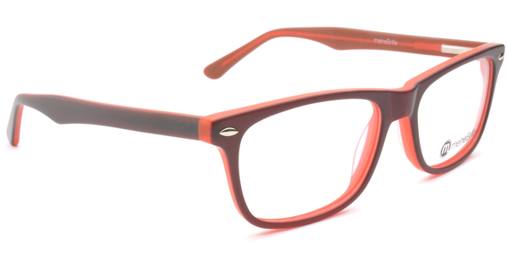 meineBrille 04-69000-01, Braun/Rot Matt rechts - Mening 5
