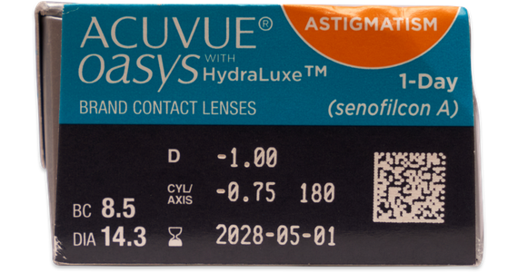 Acuvue Oasys 1-Day for Astigmatism 30er - Mening 4