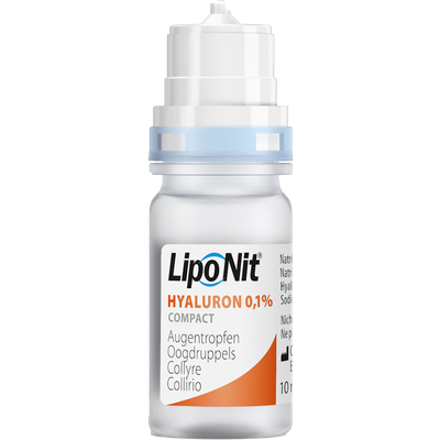 LipoNit Augentropfen 0,1% Hyaluron Einzelflasche - Ansicht 2