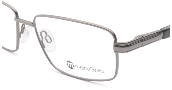 meineBrille 04-69070-02, Dunkel Gun/Schwarz nah - Mening 4