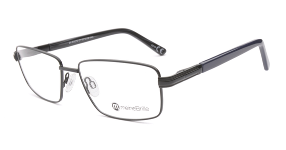 meineBrille 04-69070-01, Schwarz/Dunkel Blau links - Mening 2