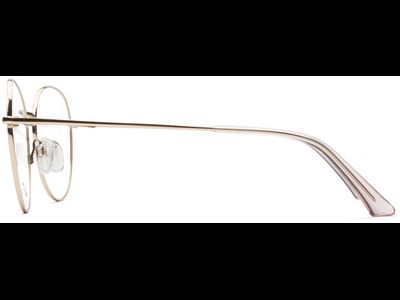 meineBrille 04-12040-02, Weiß/Gold Seite