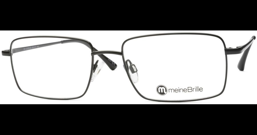 meineBrille 04-12030-02, Schwarz Front