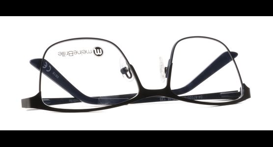 meineBrille 04-87020-01, Schwarz/Blau Matt umgedreht - Ansicht 6