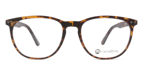 meineBrille 04-96040-02, Dunkel Havanna Matt front - Mening 3