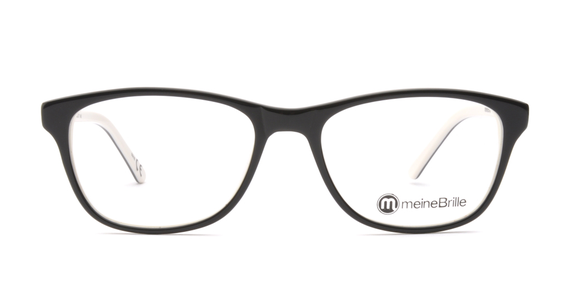 meineBrille 04-69040-02, Schwarz/Creme front - Mening 3
