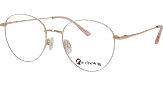 meineBrille 04-96090-04, Weiß/Gold - Mening 2