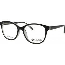 meineBrille Brille Damen meineBrille 04-30090-02, Schwarz/Transparent