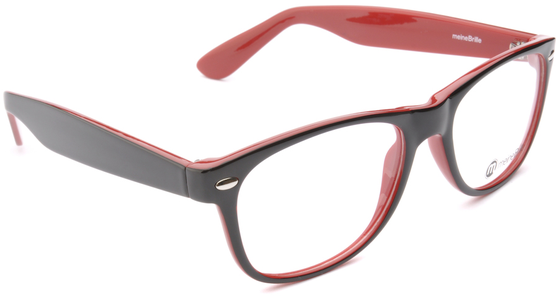 meineBrille 04-69150-02, Schwarz/Rot rechts - Ansicht 6