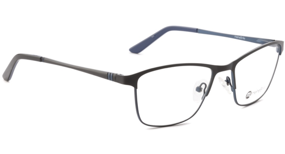 meineBrille 04-87020-01, Schwarz/Blau Matt rechts - Ansicht 4