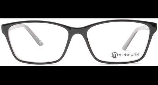 meineBrille 04-69190-02, Schwarz/Milky front - Ansicht 3