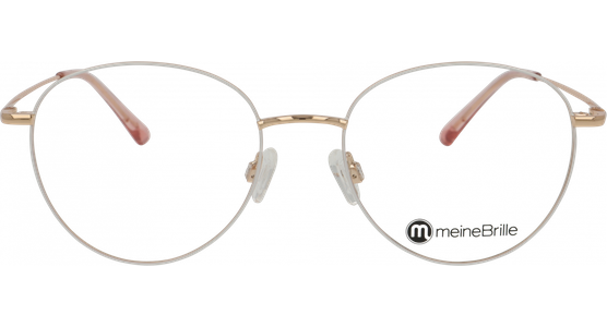 meineBrille 04-96090-04, Weiß/Gold - Ansicht 5