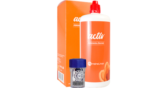  meineLinse activ Peroxidlösung Einzelflasche Ansicht 1