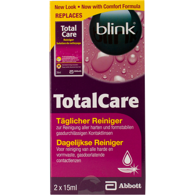 Hartlinsenpflege blink Total Care Oberflächenreiniger Einzelflasche Ansicht 2
