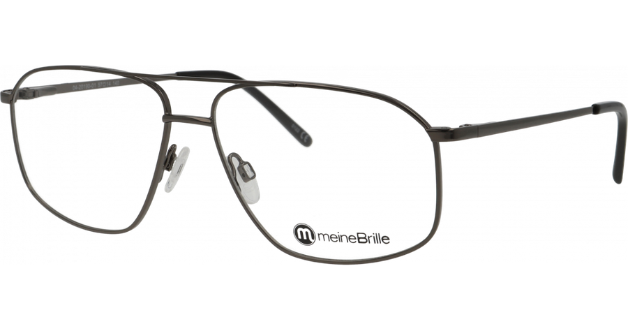 meineBrille 04-20190-01 dunkelgun glänzend Frontansicht